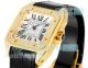 Swiss Clone Cartier Santos Ladies Watch 100th Anniversary 35.6 Yellow Gold Diamond Set (3)_th.jpg